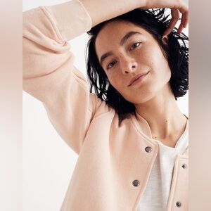 MADEWELL Cotton Bomber Sweatshirt